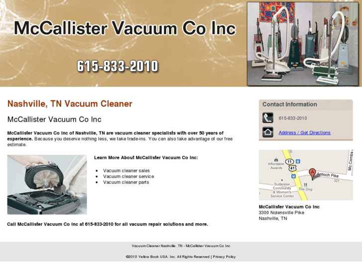 www.mccallistervacuum.com