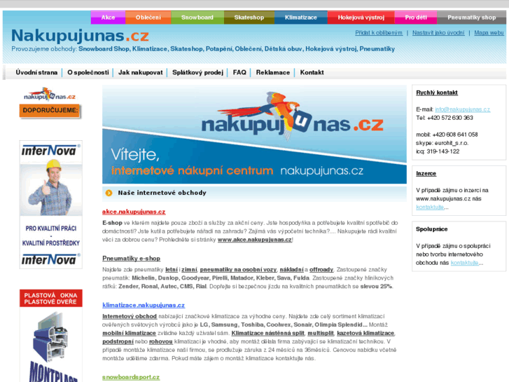 www.nakupujunas.cz