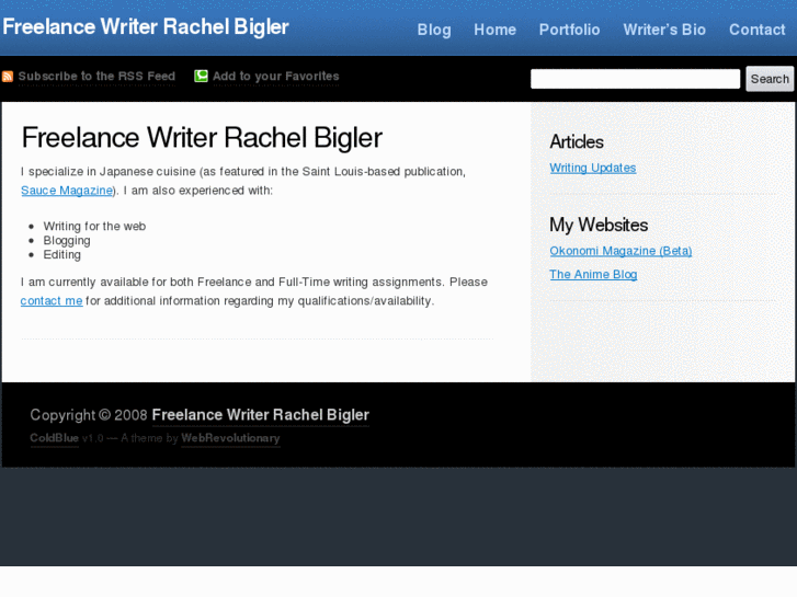 www.rachelbigler.com