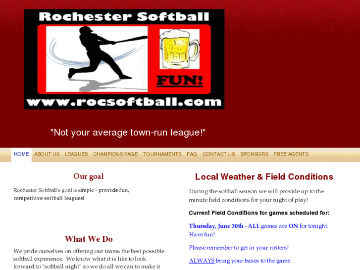 www.rocsoftball.com