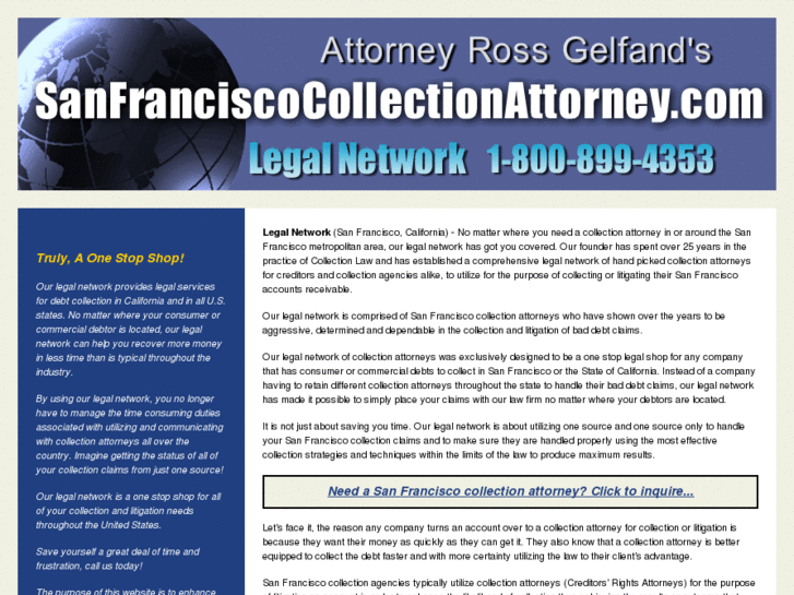 www.sanfranciscocollectionattorney.com