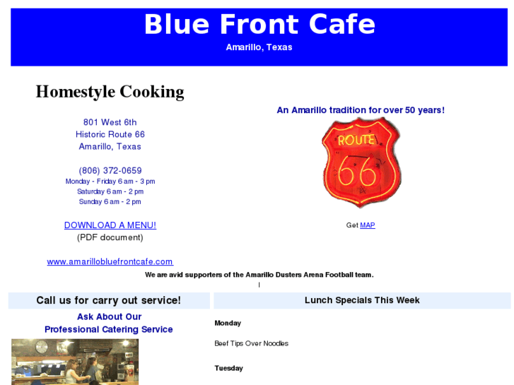 www.amarillobluefrontcafe.com