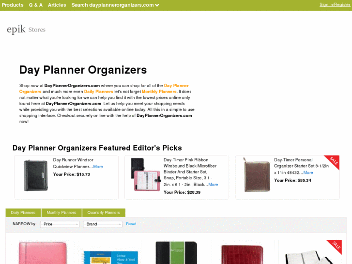 www.dayplannerorganizers.com