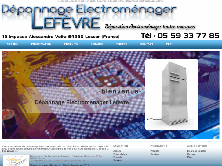 www.depannage-electromenager-lefevre.com