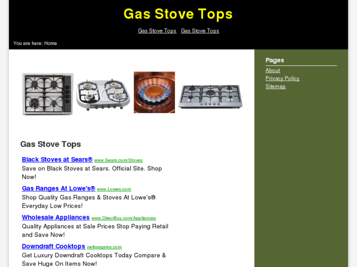 www.gasstovetops.net