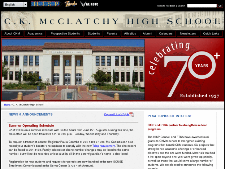 www.mcclatchyhs.net