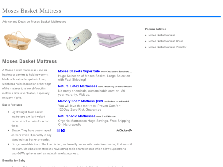 www.mosesbasketmattress.com