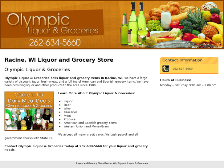 www.olympicliquorgroceries.com