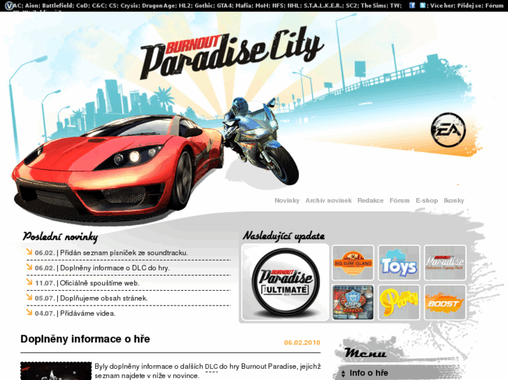 www.paradisecity.cz