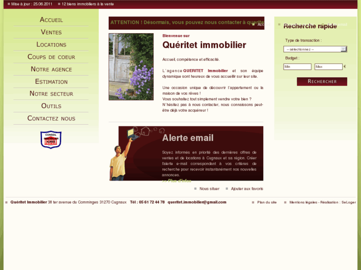 www.queritet-immobilier.com