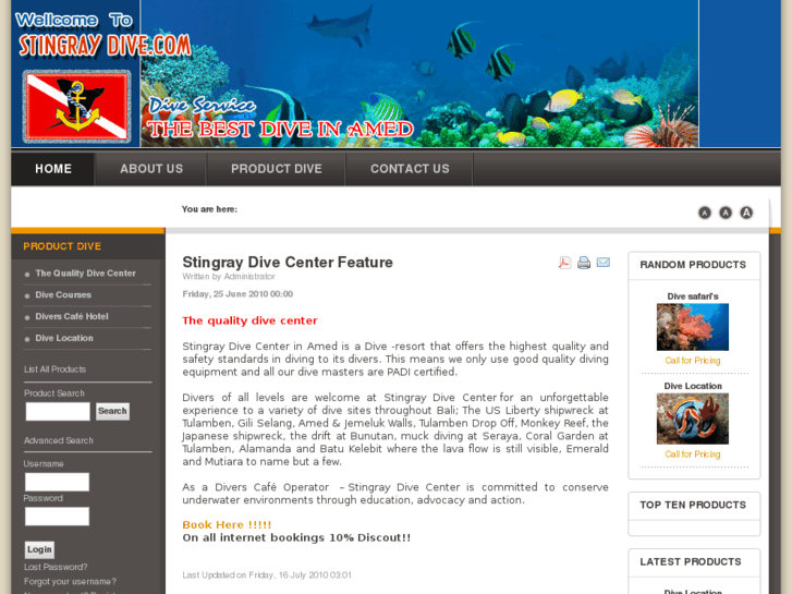 www.stingraydivecenter.com