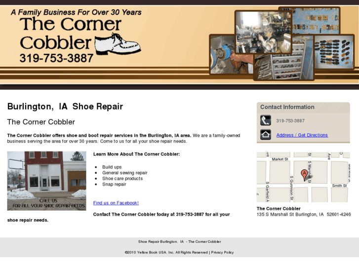 www.thecornercobbler.net