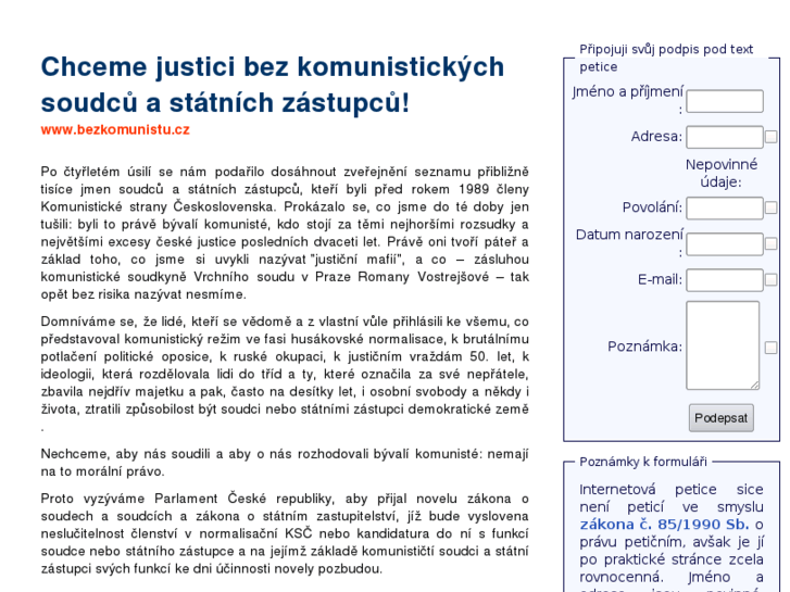 www.bezkomunistu.cz