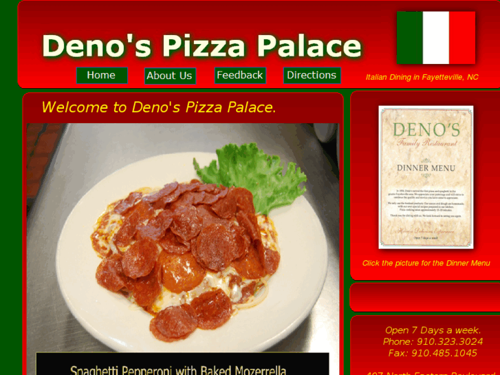 www.denospizzapalace.com