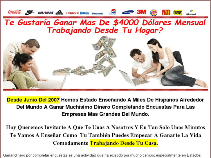 www.encuestaspordinero.com