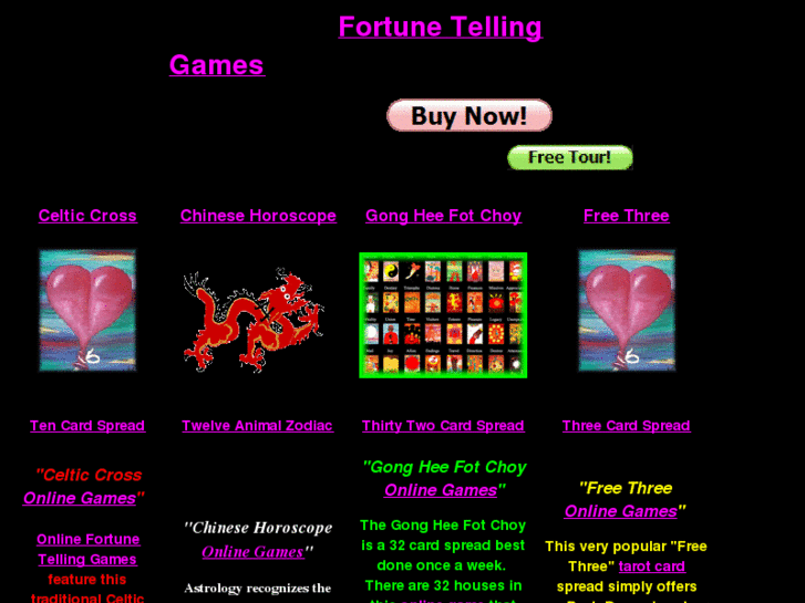 www.fortunetellinggames.com