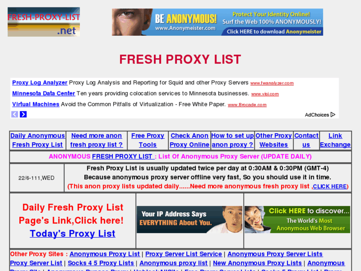 www.fresh-proxy-list.net