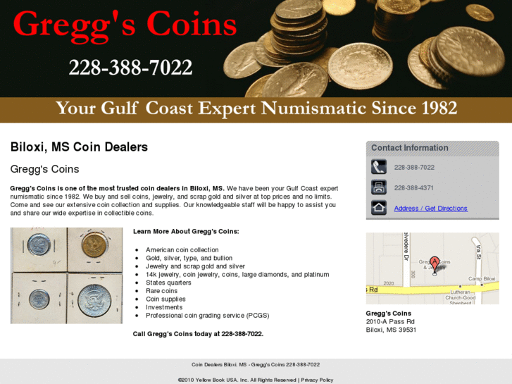 www.greggscoinsms.com