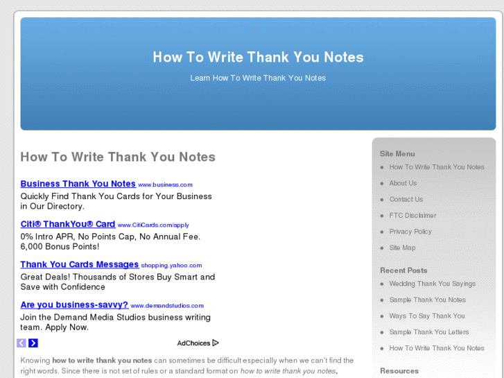 www.howtowritethankyounotes.org