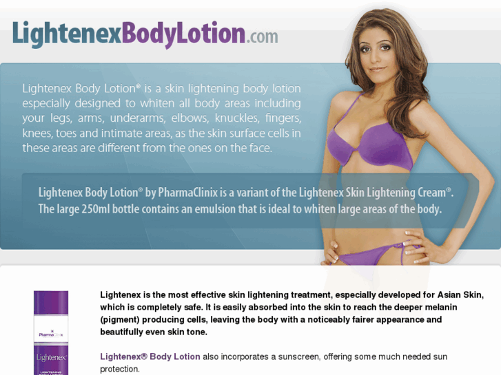 www.lightenexbodylotion.com