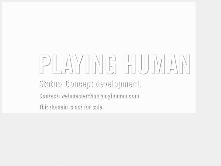 www.playinghuman.com