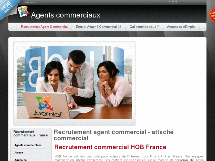 www.recrutement-commercial-internet.com