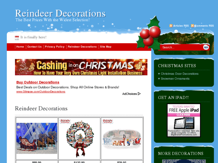 www.reindeerdecorations.org