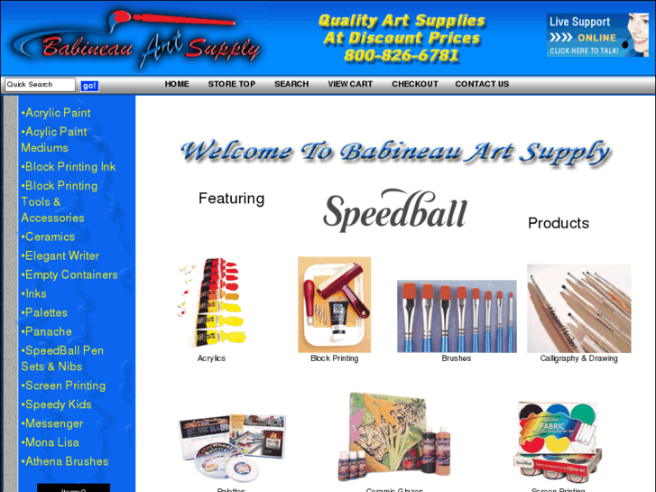 www.babineauartsupplies.com