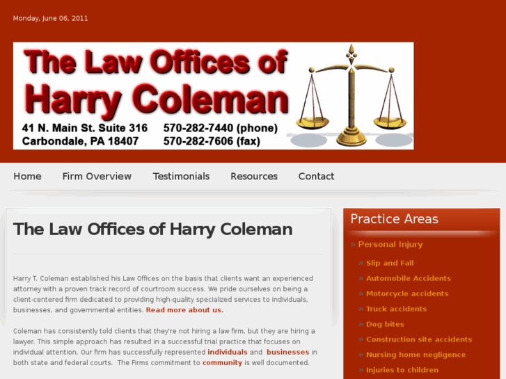 www.harrycolemanlaw.com