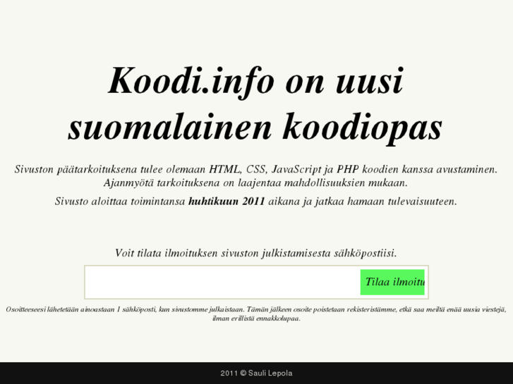 www.koodi.info