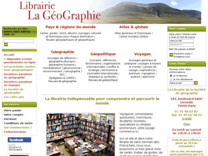 www.librairie-de-geographie.com