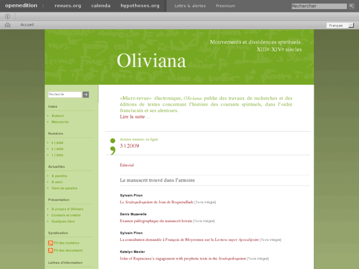 www.oliviana.org