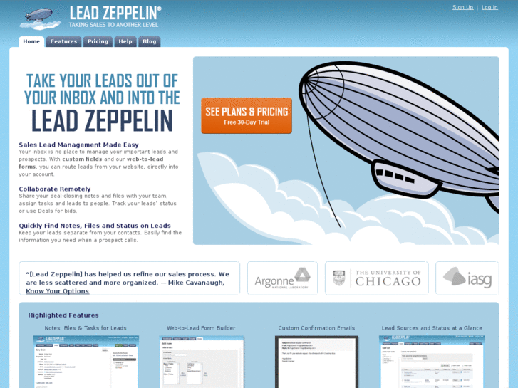 www.theleadzeppelin.com