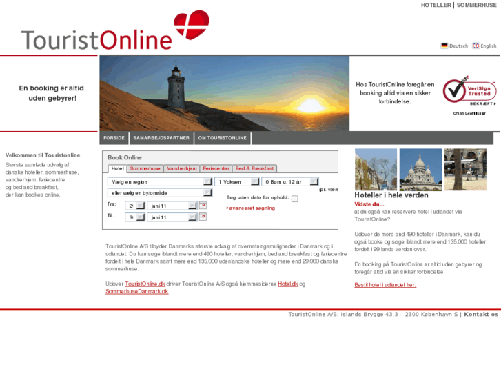 www.touristonline.dk