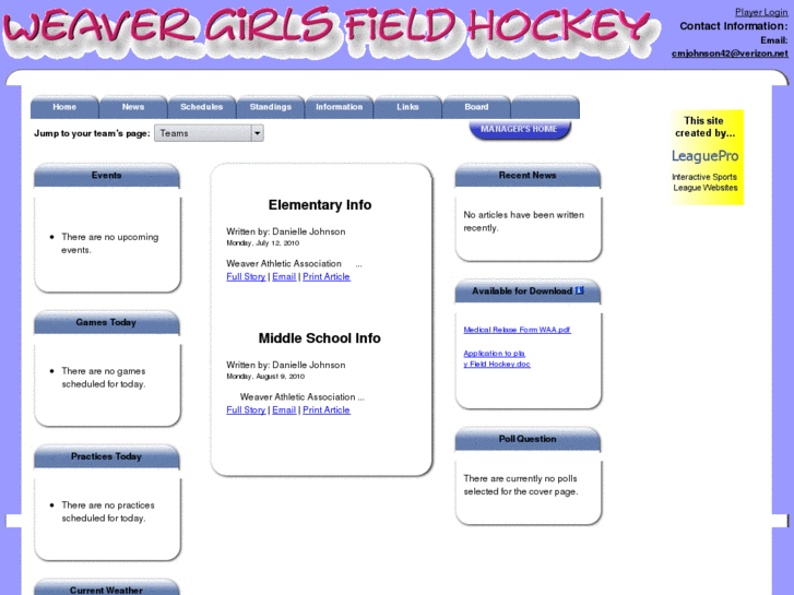 www.weaveraafieldhockey.com