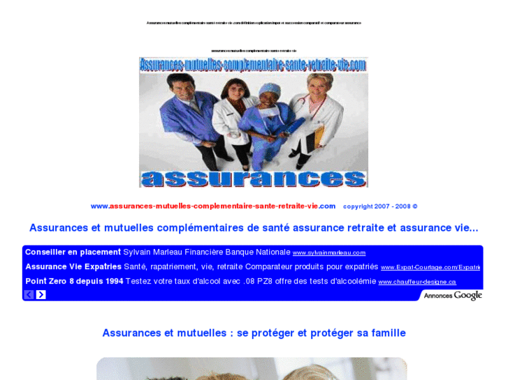 www.assurances-mutuelles-complementaire-sante-retraite-vie.com