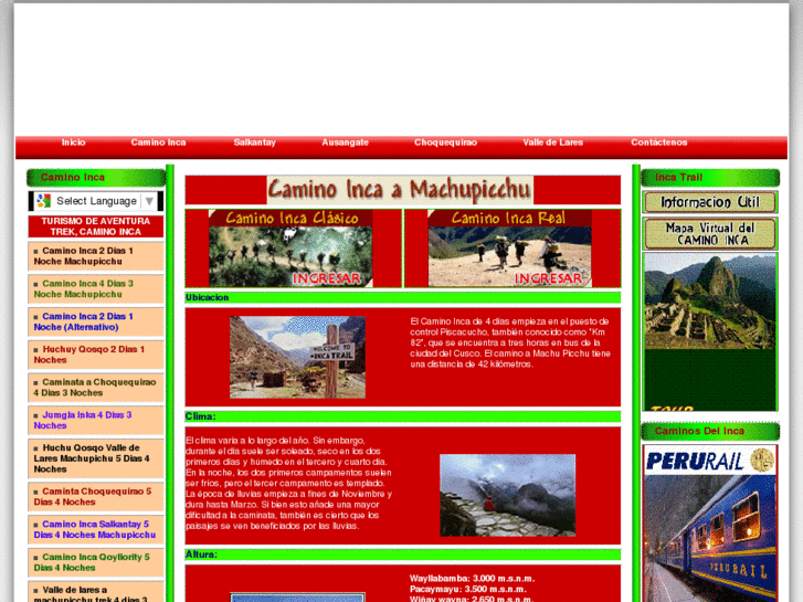 www.camino-inca.pe