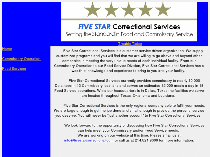 www.fivestarcorrectional.com