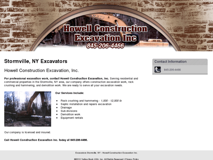 www.howellconstructionexcavationinc.com