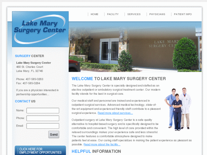 www.lakemarysurgerycenter.com