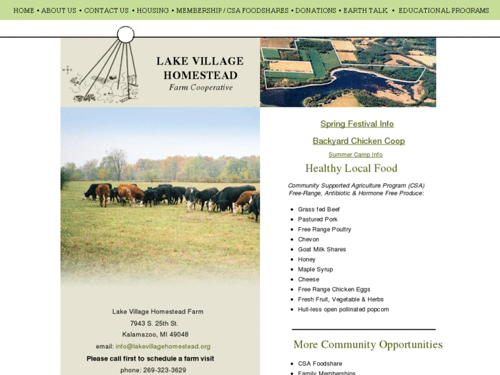 www.lakevillagehomestead.com