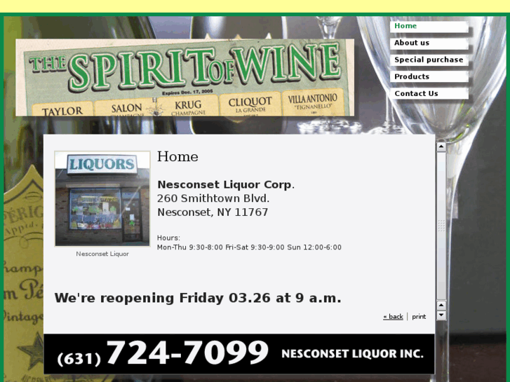 www.nesconsetliquor.com