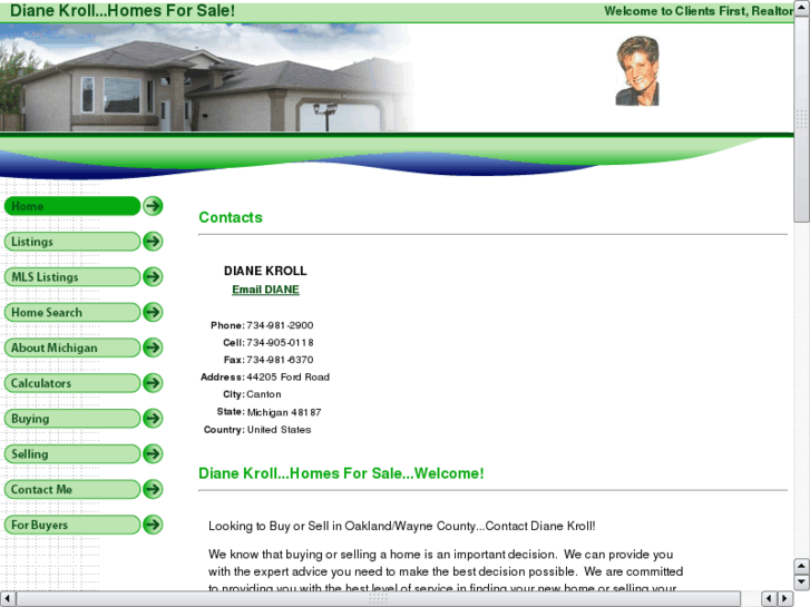 www.dianekrollhomes.com