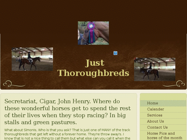 www.justthoroughbreds.com