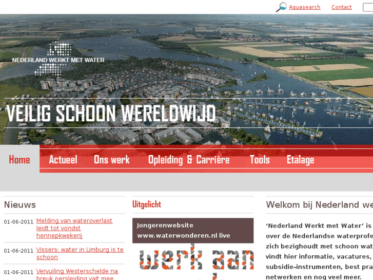 www.nederlandwerktmetwater.nl
