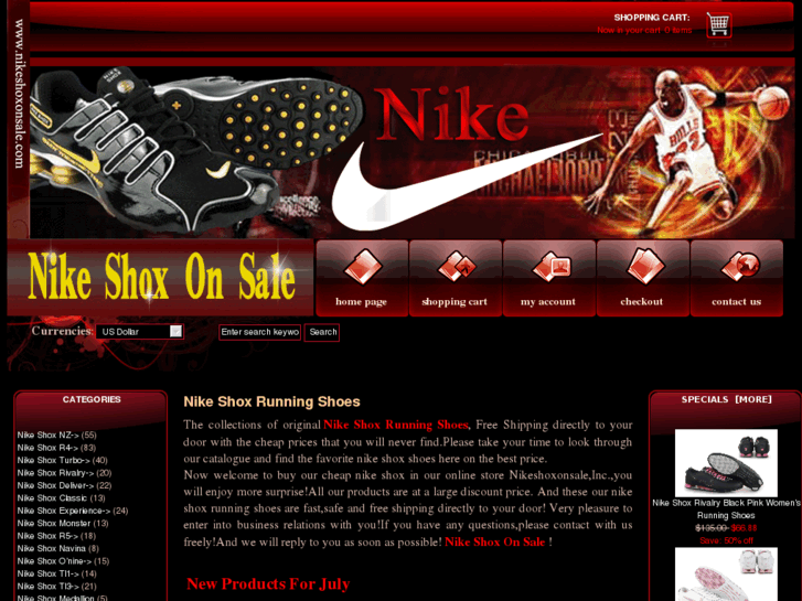 www.nikeshoxonsale.com