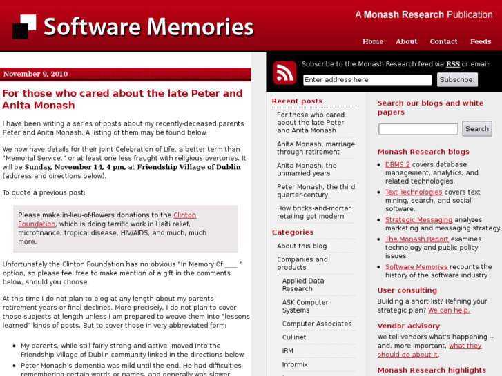 www.softwarememories.com