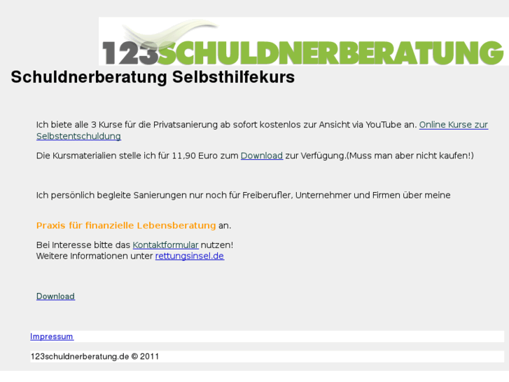 www.123schuldnerberatung.de