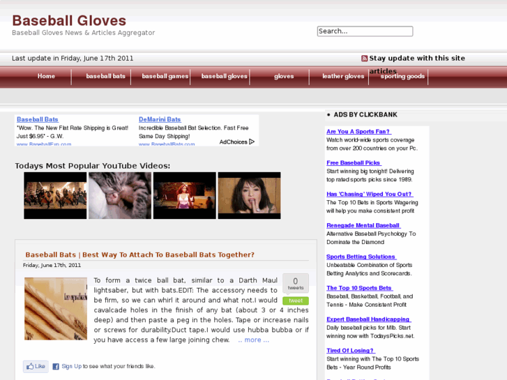 www.baseball-glove.net