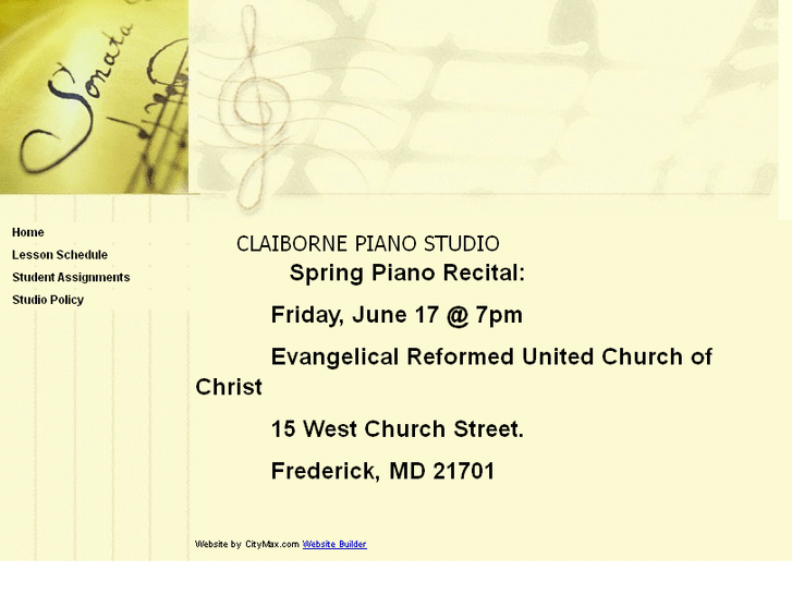 www.claibornepianostudio.com